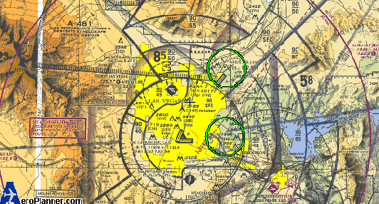 Sectional Chart of Las Vegas