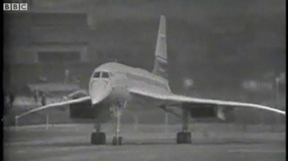 Concorde's first British Flight in 1969