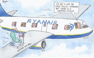 GolfHotelWhiskey.com - Ryanair Cartoon